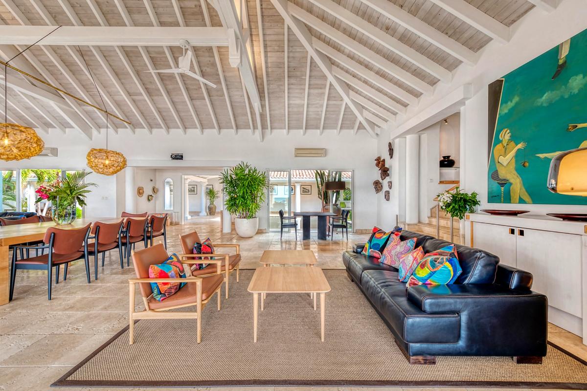 Unique Villa rental St Martin - Sitting area